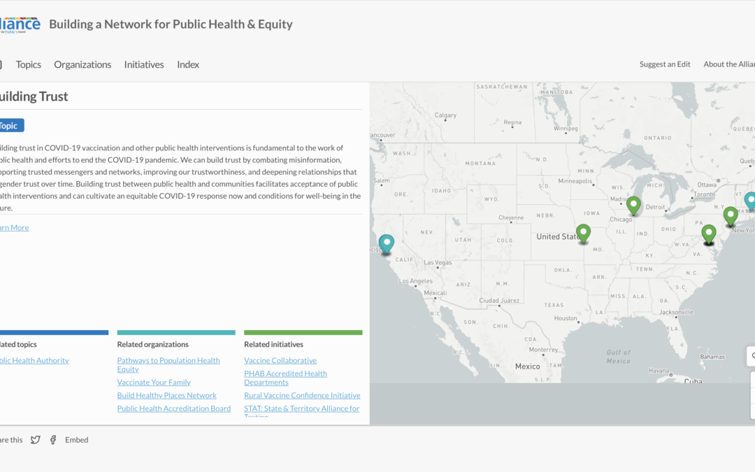 Building a Network for Public Health and Equity: Building Trust